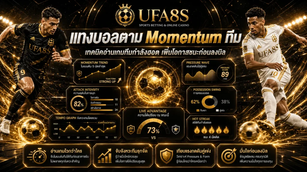 แทงบอลตาม Momentum ทีม